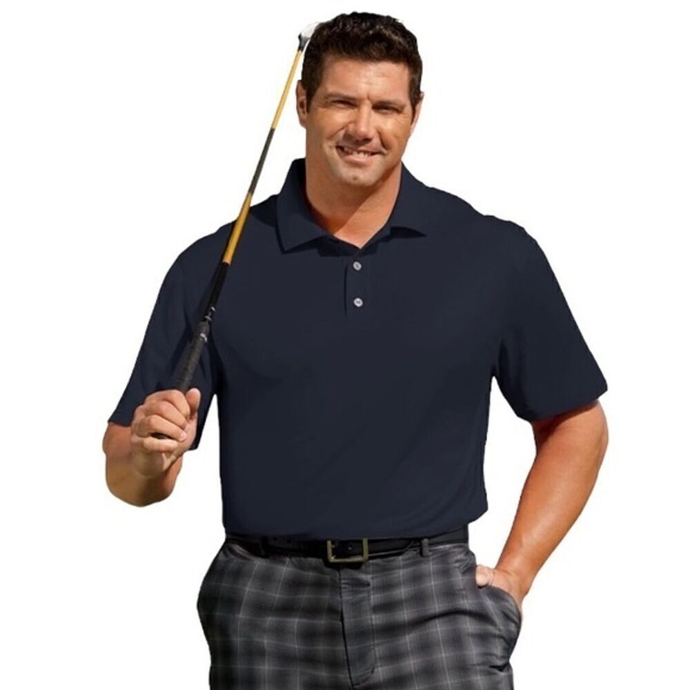 Reebok Play Dry Men's Navy Polo Shirt